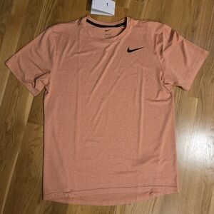 Nike Orange Pink Fitted Polo T-Shirt